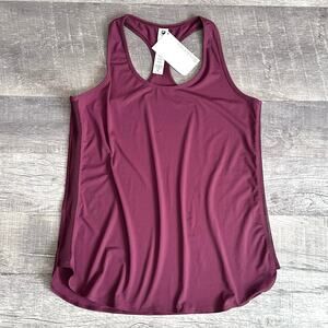 Fabletics Karlie Tunic Racerback Tank Top NEW Womens XL Mesh Side Detail Purple